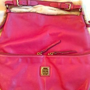 Pink Leather Dooney & Bourke Shoulder Bag